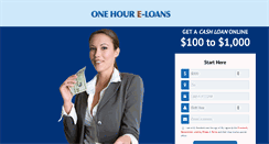 Desktop Screenshot of 1houreloanspayday.com